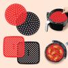 Non-stick Baking Mat Silicone Steamer Pad Round Air Fryer Liner Mat  Pastry Tool Accessories