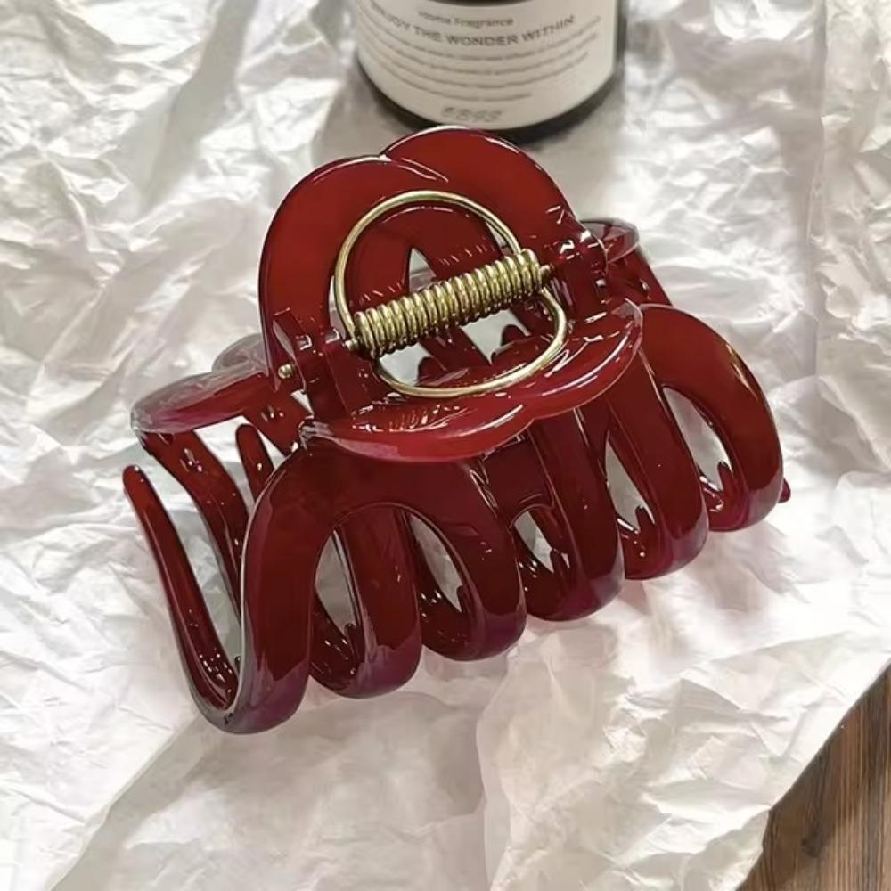 Sweet Hair Ornament Back Long Hair Hairpin Fashion Pumpkin Hair Claw Clip  For Women Gift