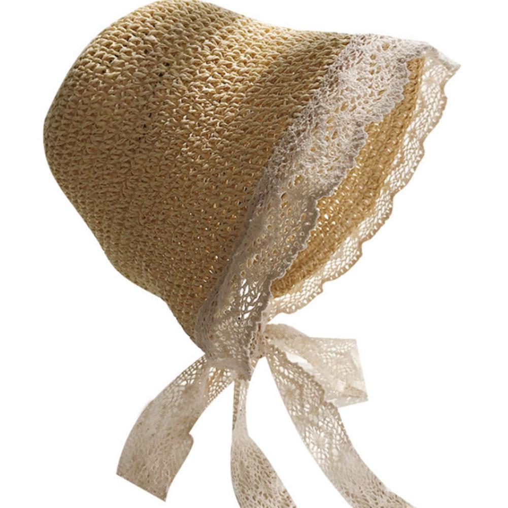 Children Girl Sweet Style Cute Breathable Straw Sunhat