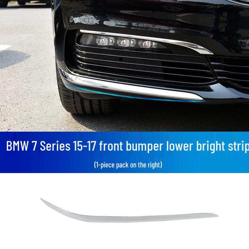 BMW Fender & Bumper Decorative Strips: 730Li Side Vents, 740Li Fog Light, 750L Front & Rear.
