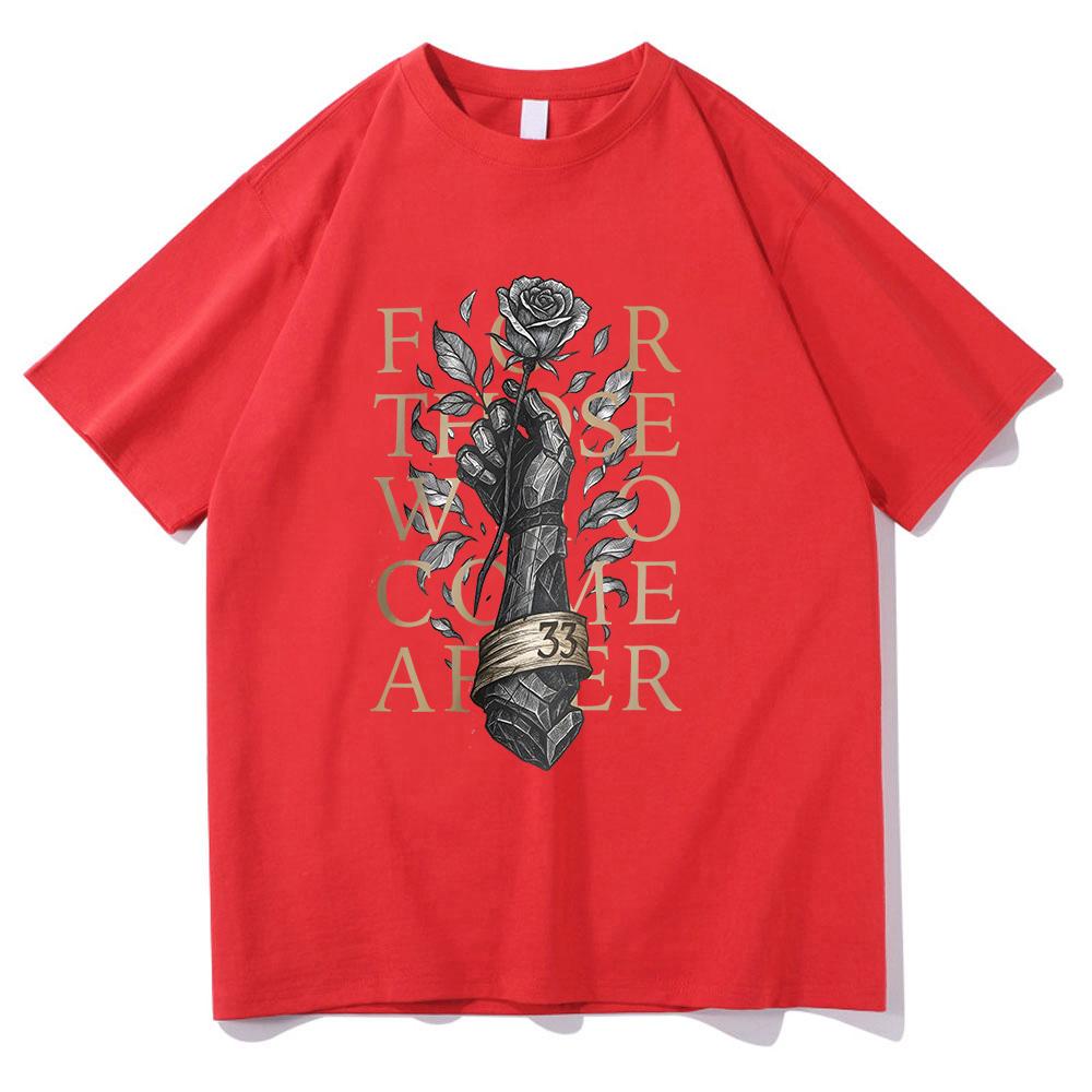 Clair Obscur Epedition 33 Игровая футболка Женская Мужская Модная Футболка с коротким рукавом Expedition 33 Повседневная Хлопковая футболка Ретро Графика Y2K