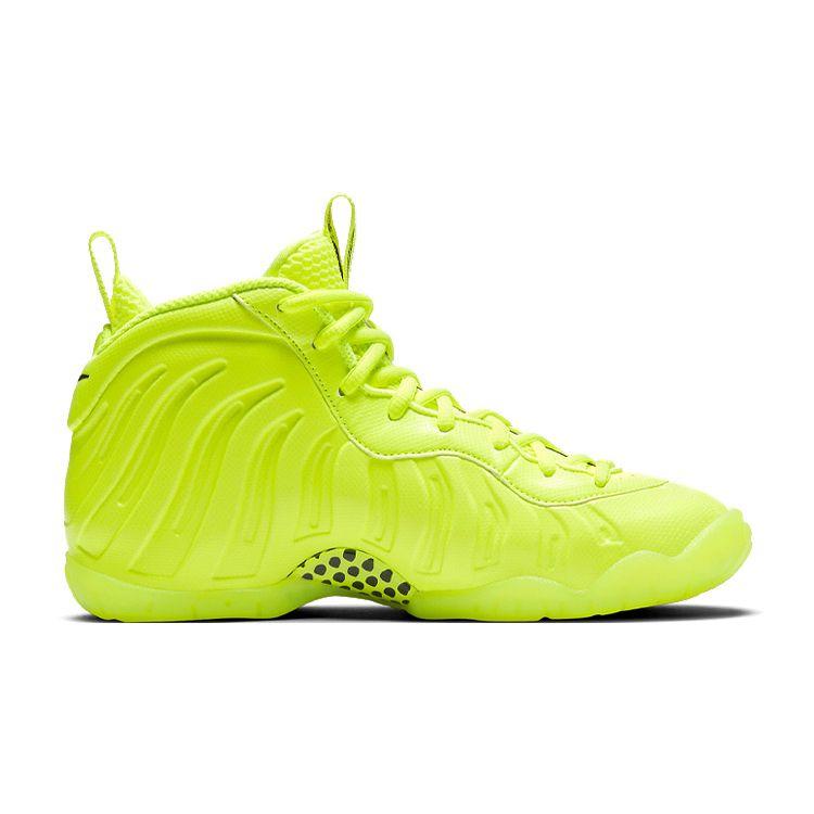 Nike Кроссовки Little Posite One GS Volt Kids желтые черные CW1593-702