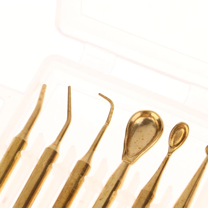 6 шт./коробка Стоматологические электрические восковые наконечники Стоматологический восковой режущий нож Ручка-карандаш Медные наконечники для лаборатории