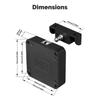 MOES Smart Bluetooth Drawer Lock Tuya App Remote Control Keyless IC Card Hidden Security Furniture Lock for Wood Cabinet Locker