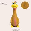 Latex Chicken Squeaky Dog Toy Funny Cartoon Duck Safe Non-Toxic Teething Toy Bite-Resistant Pet Interactive Toy Screaming Sound Pet Toys for Dogs