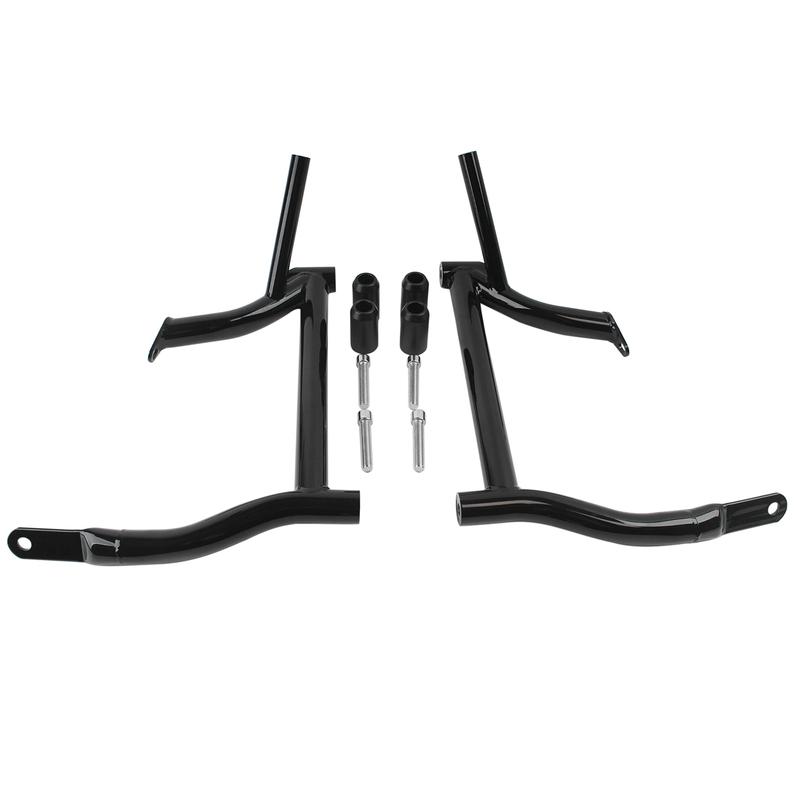 Motorcycle Black Saddlebag Guard Rails Bag Guards For Harley Road Glide Street Glide Road King Electra Glide Ultra 2009-2024