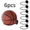 6Pcs Ball Rack for Basketball Soccer Volleyball Wall Storage Display Football