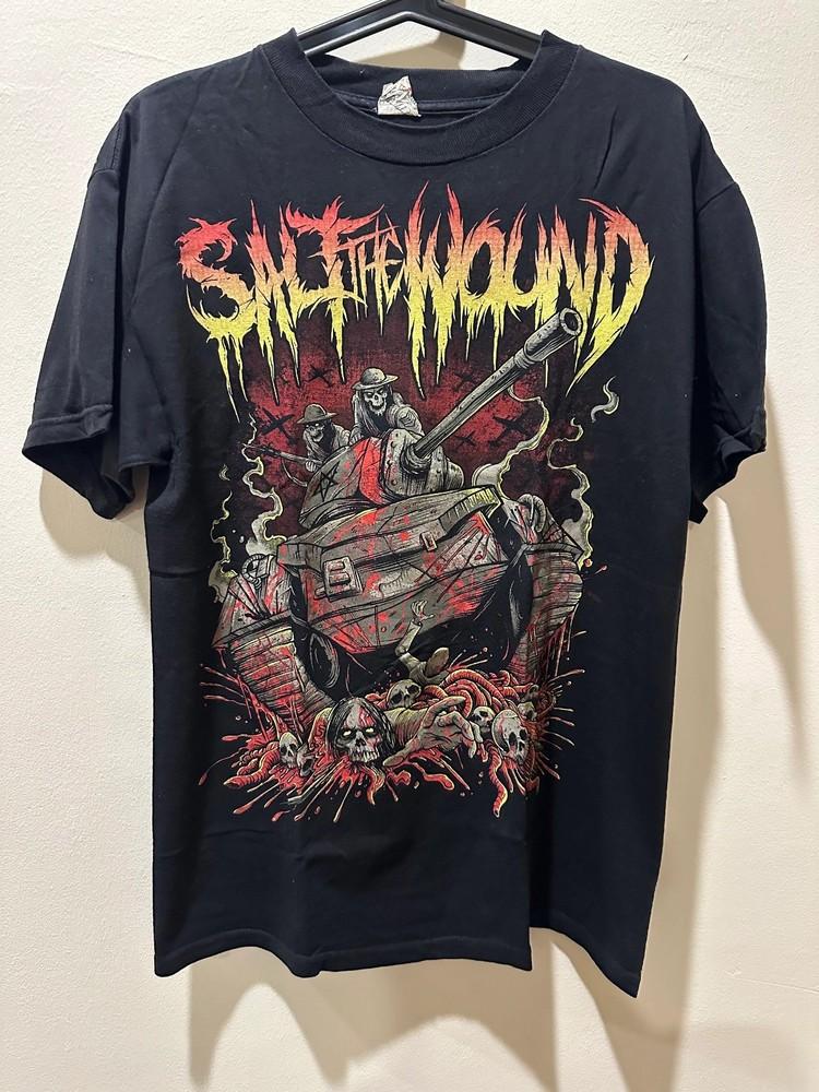 Retro Salt the Wound Black Cotton All size S5XL Shirt HRN582 Unisex T-Shirt