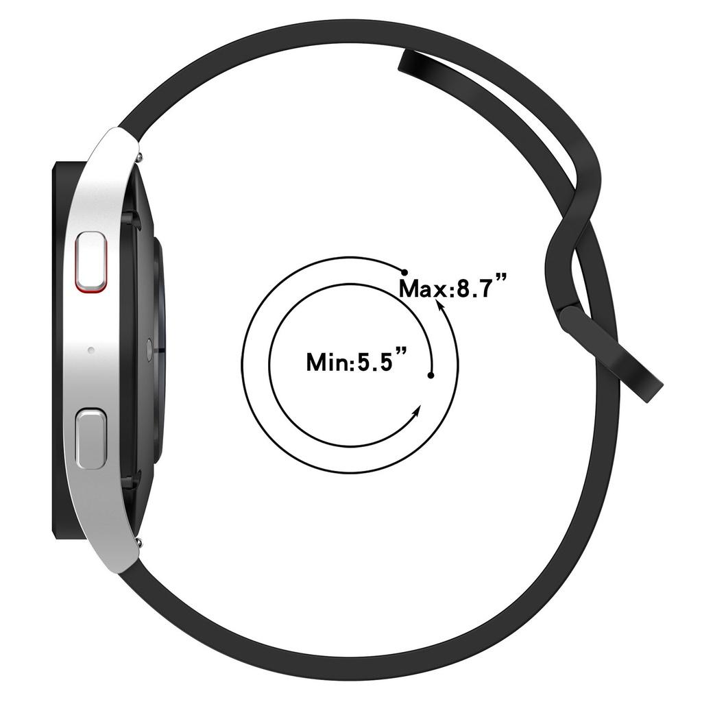 Силиконовая магнитная пряжка для Samsung Galaxy Watch 4 6, оригинальный ремешок Galaxy Watch 5 Pro 4 Classic, 44 мм, 40 мм, 42 мм, 46 мм, 45 мм, ремешок