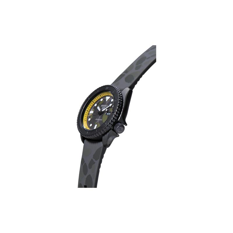 Seiko Серия Seiko5 совместная модель ONEPIECE спортивно-повседневная водонепроницаемая для дайвинга глобальная лимитированная серия Кварцевые тот же стиль для мужчин и женщин серый SRPH69K1