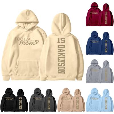 Женская мода легкий длинный рукав пуловер толстовки с капюшоном с карманами графическая толстовка