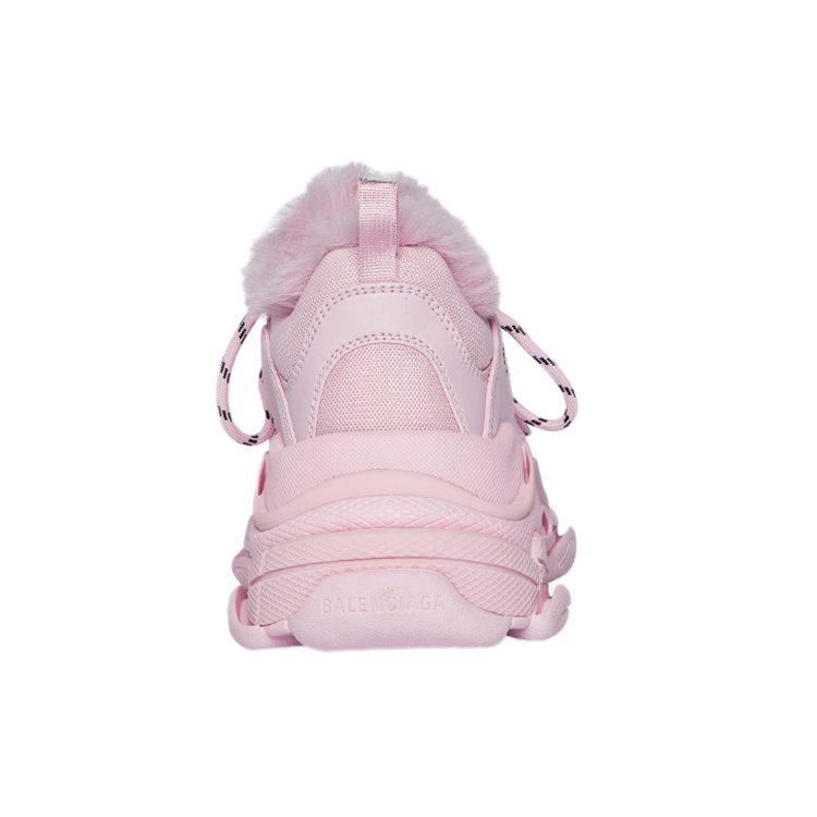 Balenciaga Triple S Розовый Искусственный Мех Женский 668562W3CQ55000