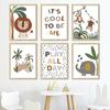 Lion Elephant Monkey Giraffe Jungle Animals Wall Art Canvas Painting Nordic Posters And Print Wall Pictures For Kids Room Decor