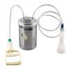Manual Milking Machine 2L Capacity Effort Saving Operation Stainless Steel Bucket Portable Milking