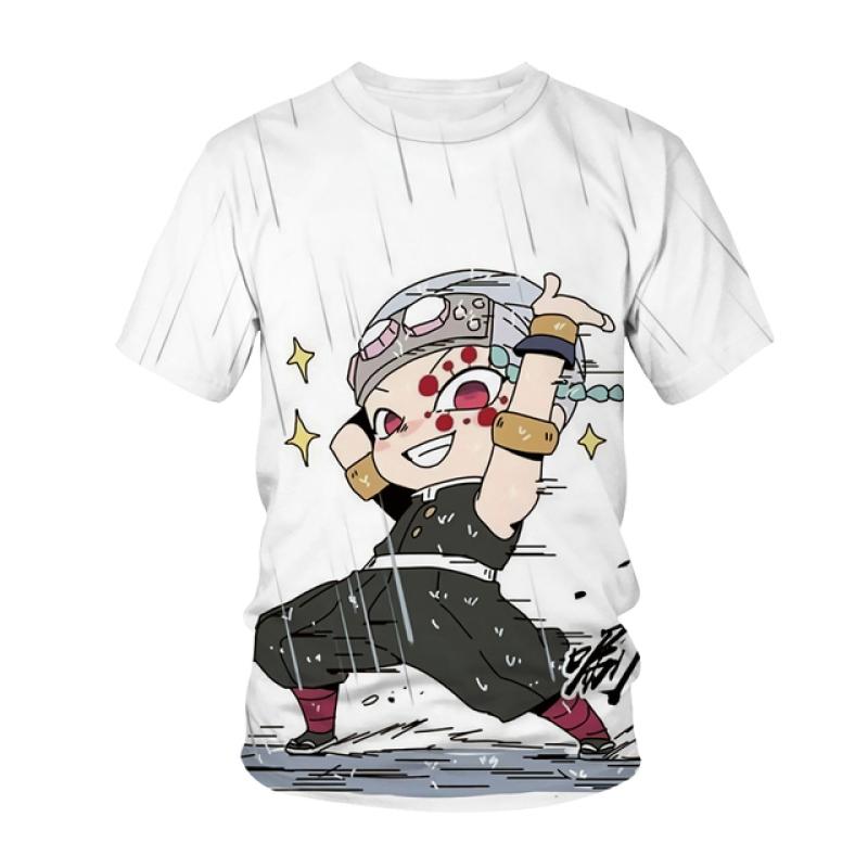 Футболка для мужчин и женщин, аниме, 3D принт, уличная одежда, Demon Slayer Kimetsu No Yaiba, Harajuku, модная футболка, футболка унисекс, топы, одежда