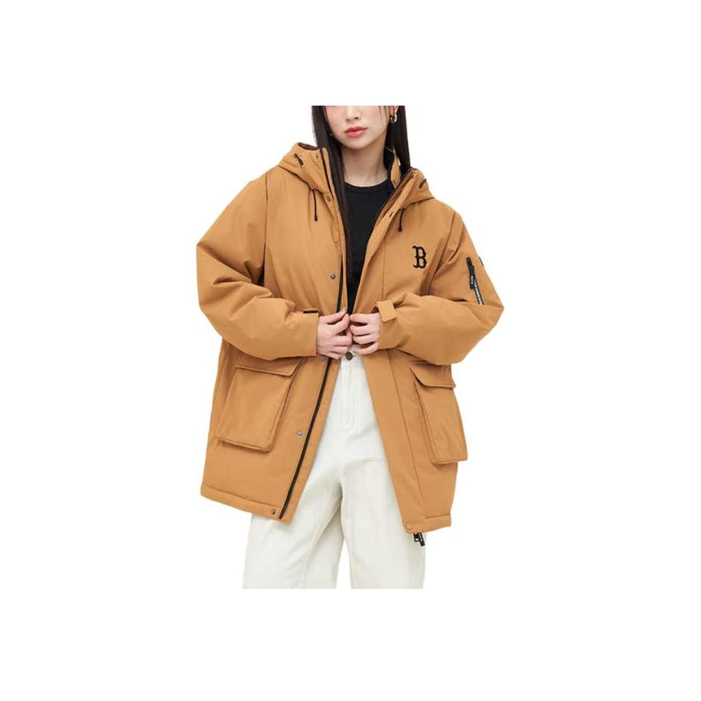 Новая пуховая куртка MLB Boston Red Sox Унисекс Верблюжий 3ADJB1446-43CAS