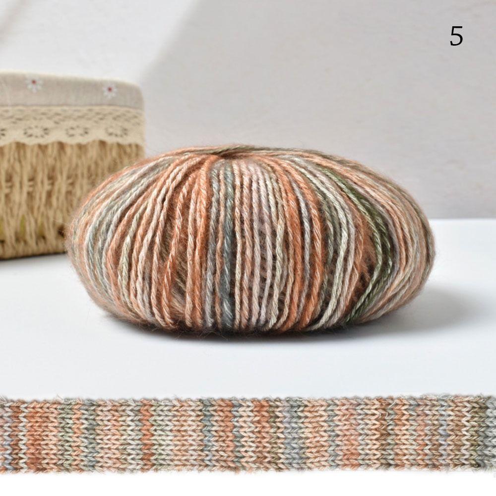Крючок Линия Моток Пряжи Мягкая Хлопковая Пряжа Зимняя Градиентная Пряжа-Кейк для Одежды