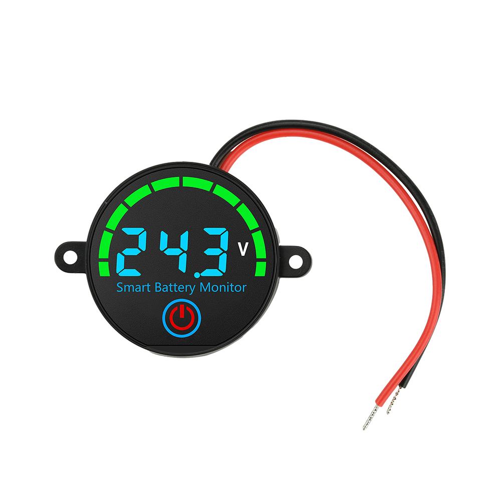 DC 7-55V Battery Level Indicator with Screw Holes Voltage/Charge Monitor Level Indicator Voltage Battery Charging Tester