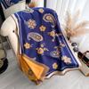 Versatile Printing Autumn And Winter Double-Sided Imitation Cashmere Scarf Winter High-End Warm Shawl Women