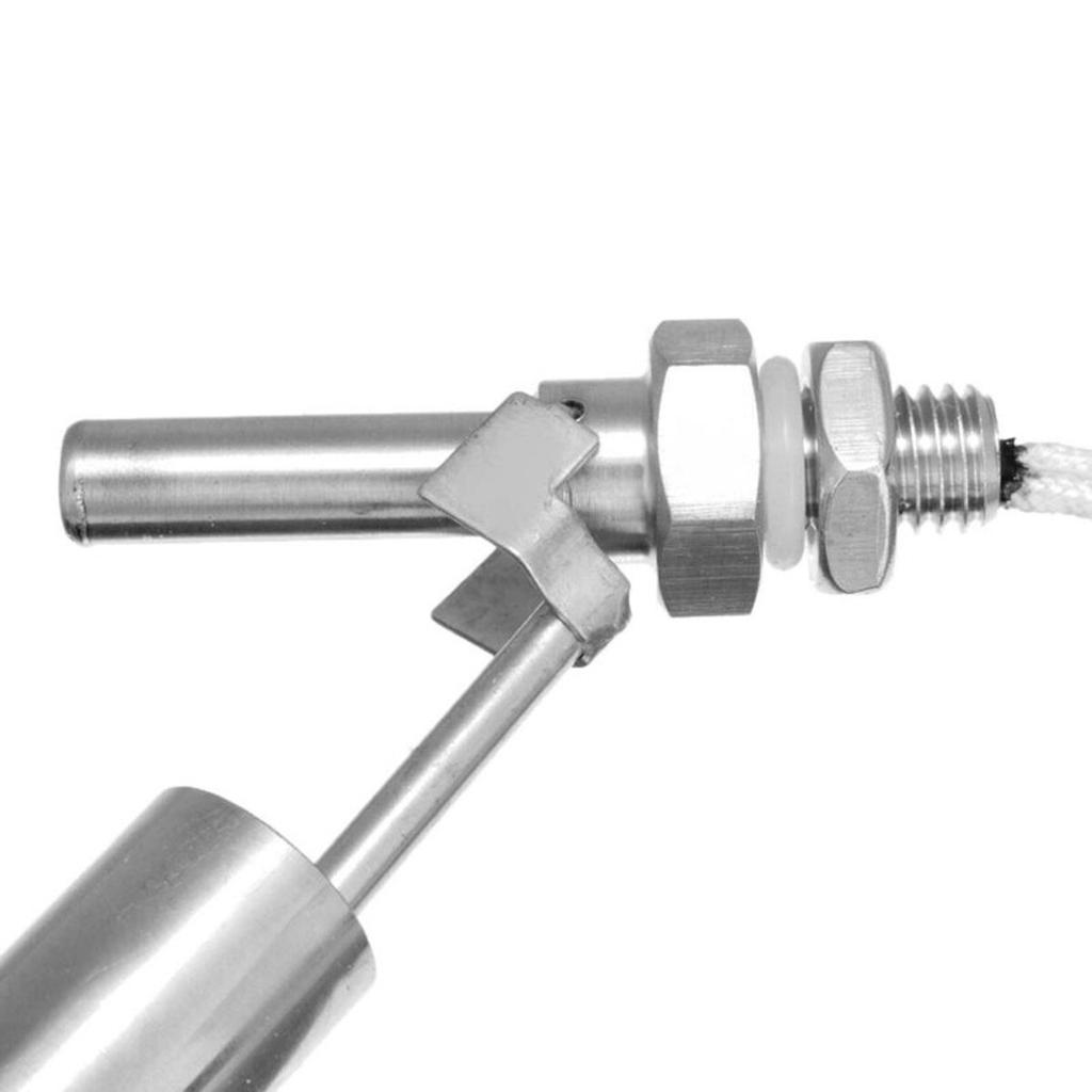 Датчик уровня жидкой воды, поплавковый выключатель из нержавеющей стали, резьба M10, 0-220 В