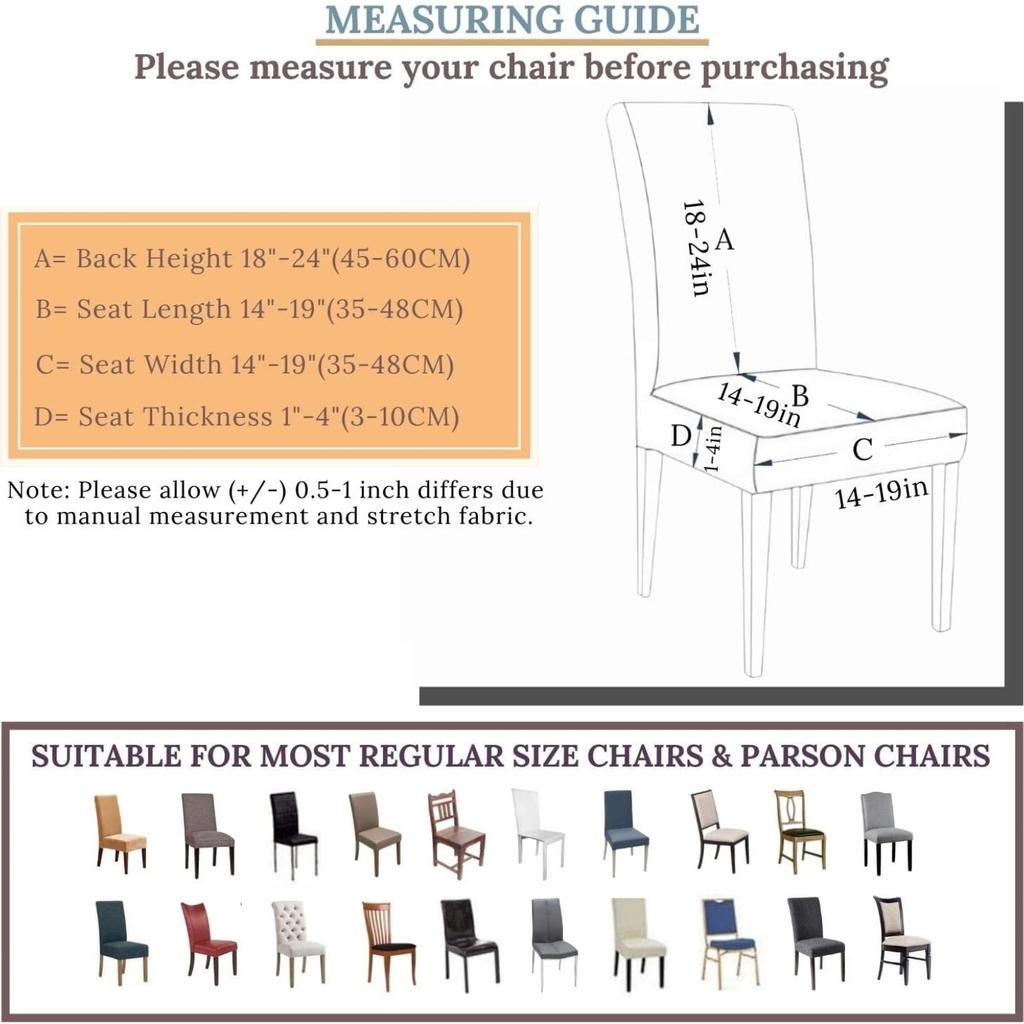 Листовой жаккард Стрейч Чехлы на обеденные стулья Съемные Моющиеся Чехлы на стулья Защита кухонного стула Парсонс Свадебный декор