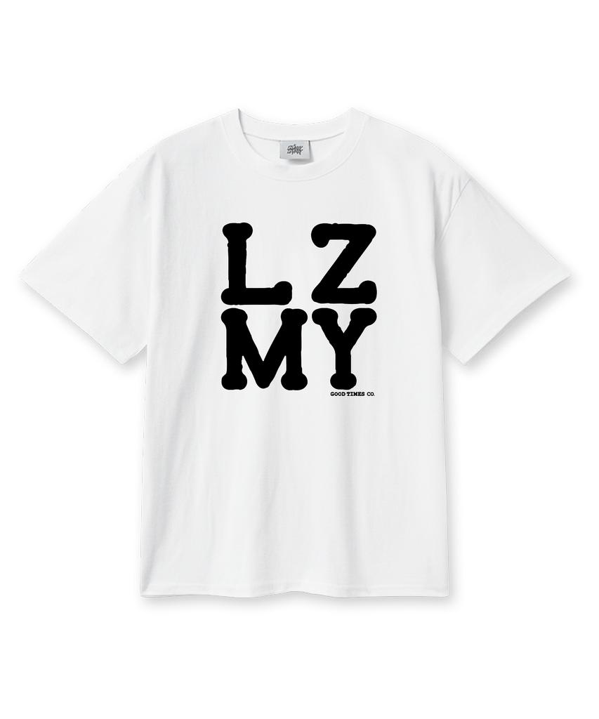 Leijimeli Lzmy Хорошее время 20 шт. Хлопковая оверсайз футболка с коротким рукавом Белая
