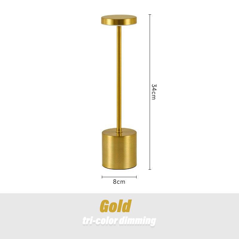 Светодиодная настольная лампа-бар для зарядки, винтажный атмосферный свет для обеденного стола, кафе на открытом воздухе, ретро настольная лампа для ресторана, уличной палатки