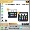 Android 13 для VW Volkswagen Touran 1 2003-2010 Автомобильный беспроводной Carplay Мультимедиа Радио Стерео Навигация GPS 5G 2 Din Экран