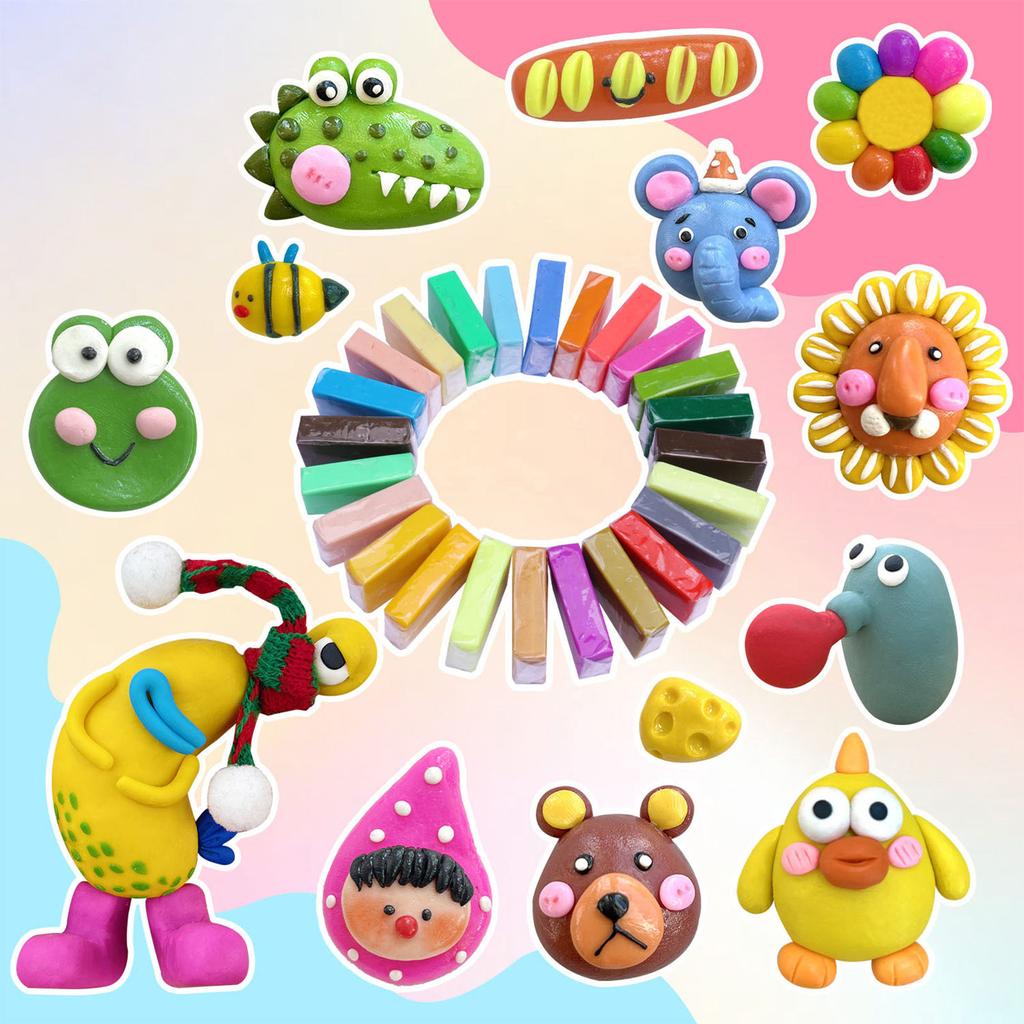 Камень Пластик Необжигаемая Сушеная Керамика Набор Гончарных Инструментов Ручной Работы DIY Материал Упаковка