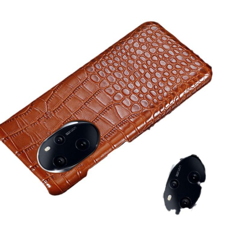 Honor 70/70SE/70Pro Crocodile Pattern Genuine Leather Phone Case