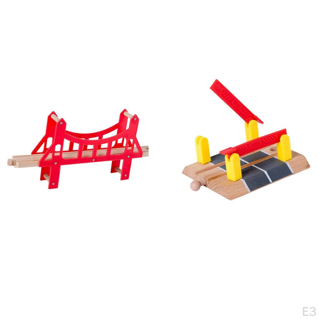 Набор деревянных железнодорожных рельсов премиум-класса — идеально подходит для строительства и творчества