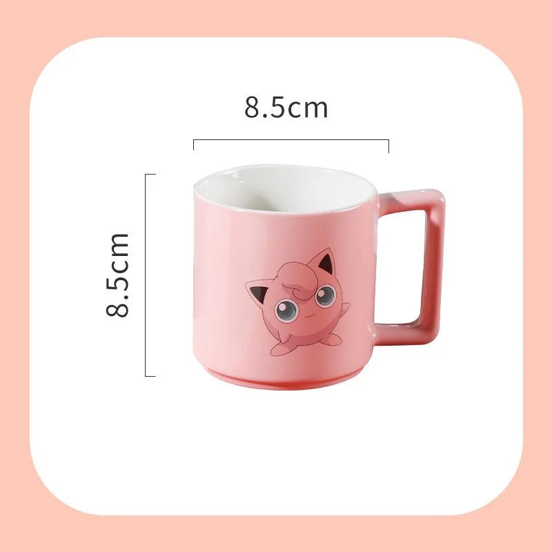 Керамические кружки SHUNXIANG Кружка Pokémon Pikachu Kawaii Аниме Чашка для завтрака и молока Милая Посуда для напитков Кофейная кружка Детские стаканы для воды