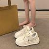 National Fashion Special-Interest Design Sneakers Women's Autumn New Ins Fashionable Thick Bottom Versatile Student Casual White Shoes