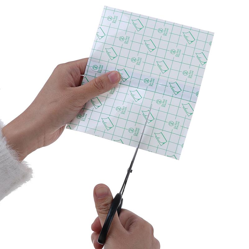 10 водонепроницаемых прозрачных клеевых фиксаторов для повязки на рану, пластыря для растягивающейся фиксации