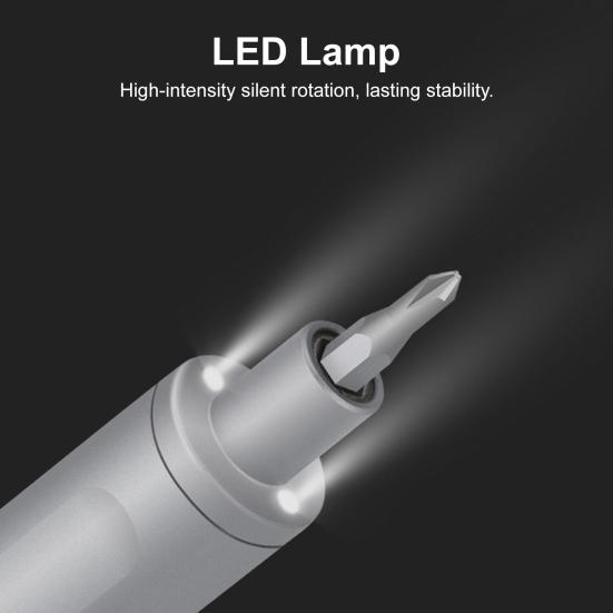 Набор отверток 40 в 1 Прецизионная электрическая отвертка с магнитными битами Бокс для хранения Высокий крутящий момент Аккумуляторная Зарядка Type-C Набор инструментов для ремонта