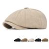 Берет Мужской Осенне-Зимний Теплый Восьмиугольный Кепка Британская Кепка Вперед Кепка Газетчика