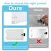 2Pcs Large Universal Thermostat Lock Box with Modifiable Password, Clear Thermostat