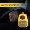 Capybara Shape Capybara Night Light USB Rechargeable Bedside LED Clock  Bedside