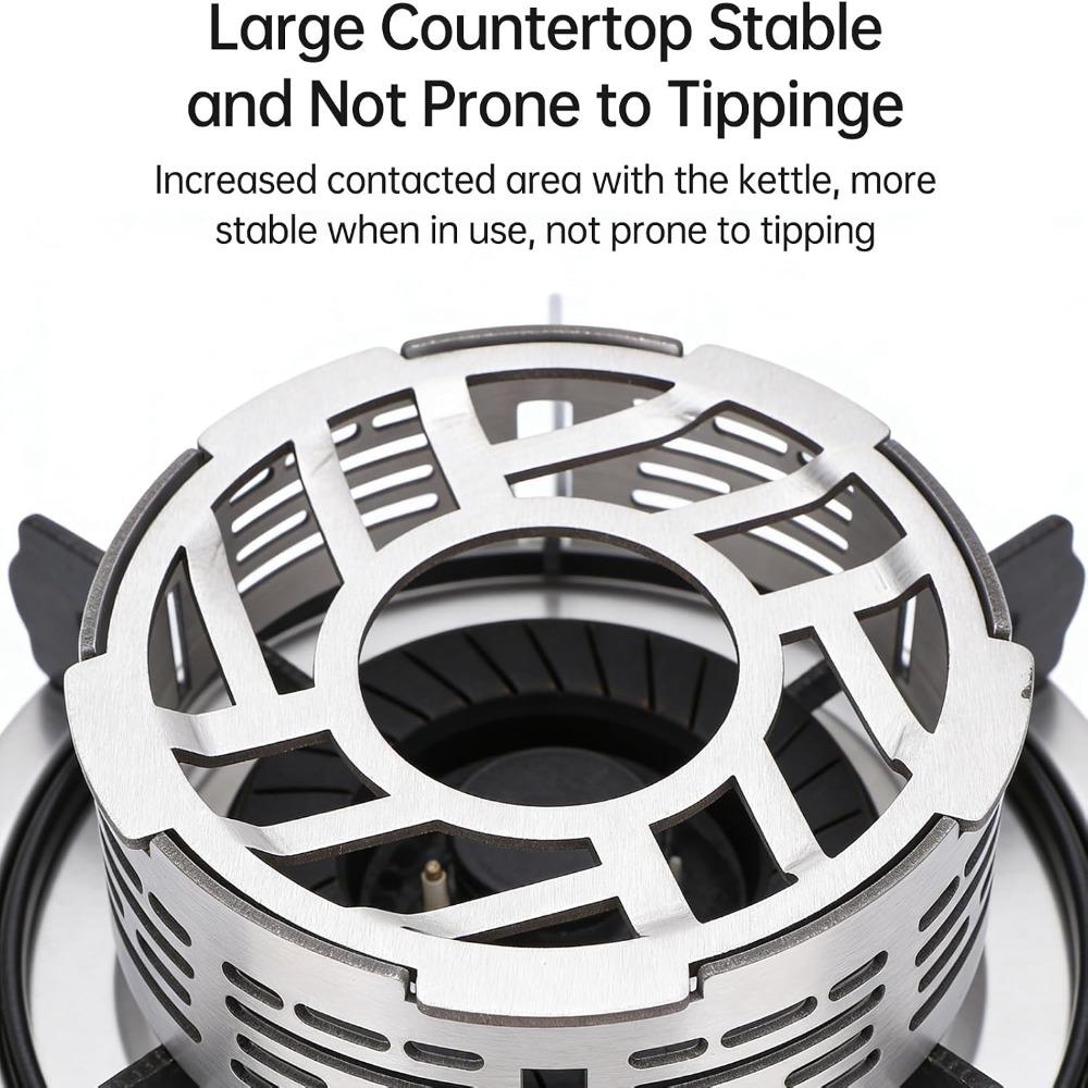 Burner Stand Windproof Heat Shield 201 Stainless Steel Outdoor Cooking Guard Hiking