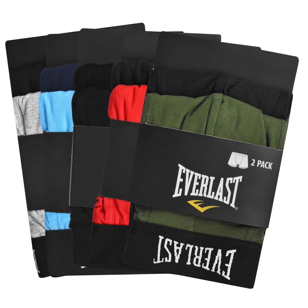 Boxer Shorts Everlast For Men, Cotton, Multicolor, Bm406, 10 Pieces