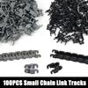 3711 14696 Technical Parts Link Chain Bricks For MOC Building Blocks Tank Track Tread Motorcycle Train Gear Accessories For Kids