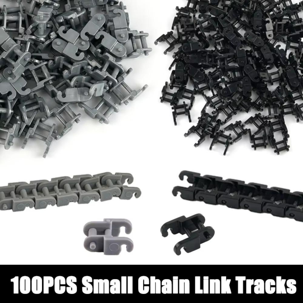 3711 14696 Technical Parts Link Chain Bricks For MOC Building Blocks Tank Track Tread Motorcycle Train Gear Accessories For Kids