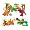 40pcs Dinosaur Paradise Themed Assembly Building Blocks Set Children Puzzle Toys For Creative Kids