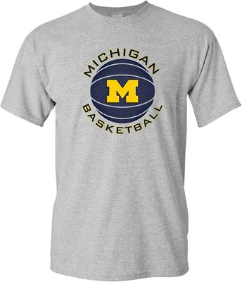 Футболка UGP Campus Apparel с круглым логотипом баскетбольной спортивной команды NCAA
