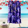 Colorful Jellyfish and Fish Pattern Beach Towel Quick-drying for Travel Outdoor Sports Jogging Beach and Swimming