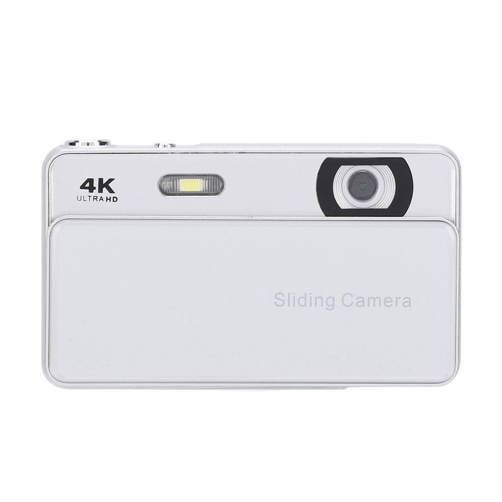 4K Цифровая камера со сдвижным объективом 64 Мп HD Автофокус 16-кратный Цифровой зум Ретро Камера для студентов с 2,8-дюймовым экраном для путешествий и фотосъемки