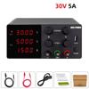 Laboratory Power Supply 30V 5A Current Regulator Switch Power Supply Adjustable Voltage Regulator Bench Source 4-Digital