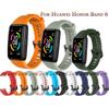 Спортивный силиконовый ремешок для часов Huawei Honor Band 6 Smart Watch Замена ремешка Оригинальный мягкий ремешок для Huawei Band 6