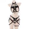 XXOO Эротическое Сексуальное Белье Учитель Кожаный Ремень Бандажный Наряд Полое Сексуальное Белье Одежда Темпераментный Комплект Эротические Костюмы