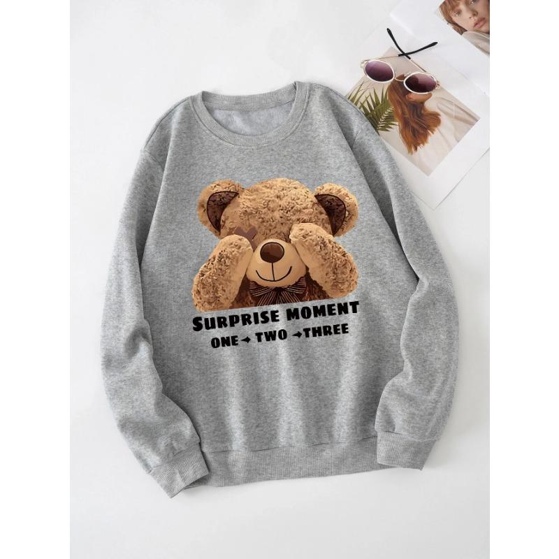 Женский свободный свитер с принтом и круглым вырезом, с длинными рукавами и бархатной толстовкой, женские пуловеры и свитера с длинными рукавами